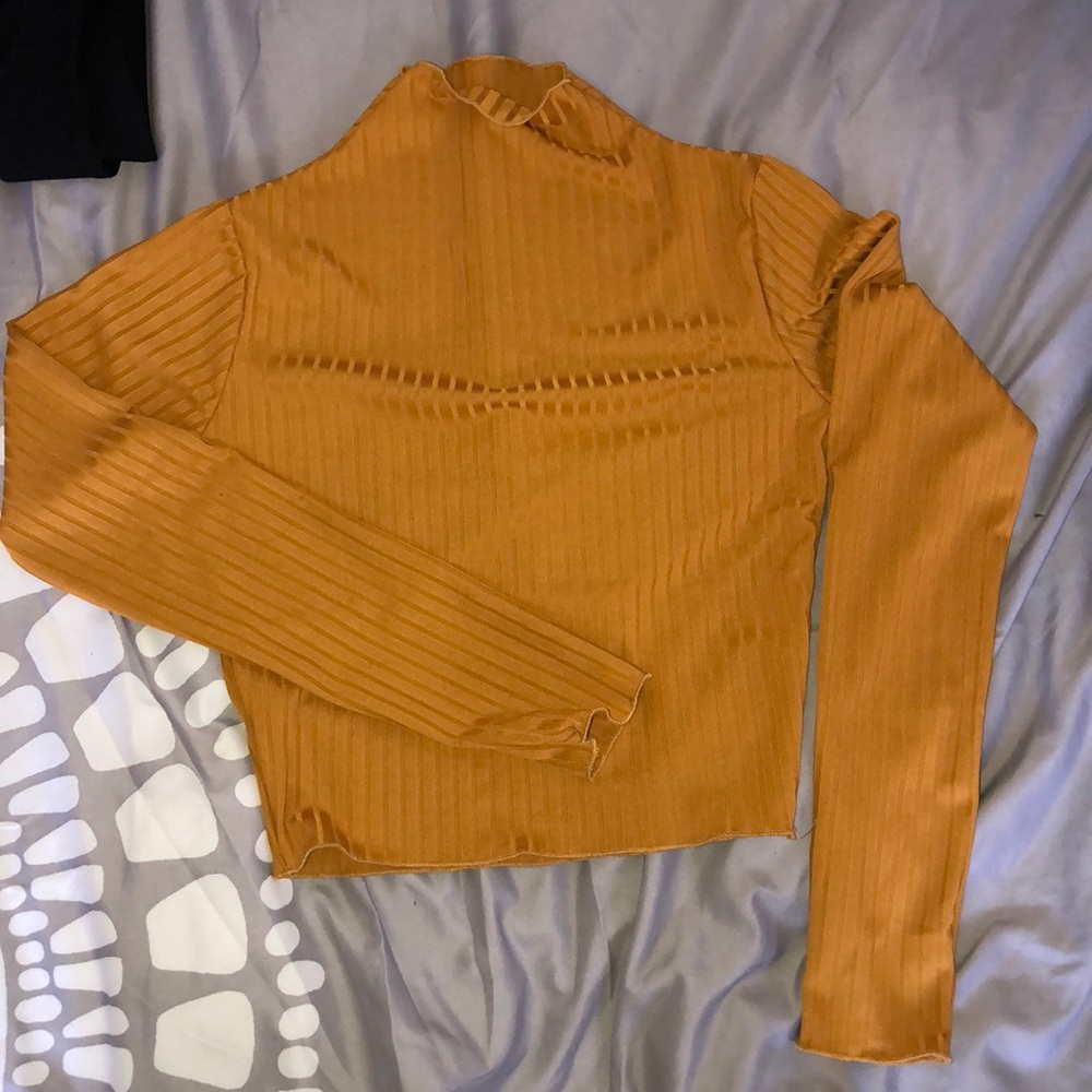 Long sleeve crop top